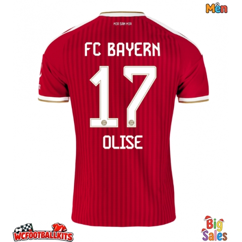 Bayern Munich Michael Olise #17 Replica Home Stadium Shirt 2026-27 Short Sleeve
